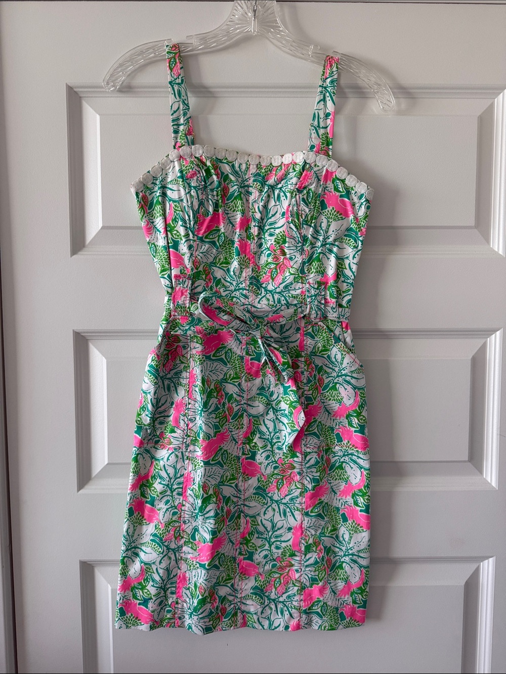 Lilly Pulitzer Kensington dress - botanical green just wing it